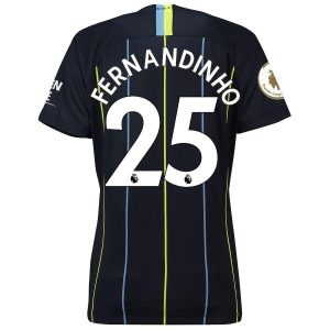 Soccer Jersey Club Fernandinho Manchester City Women's 2018/19 Away Jersey