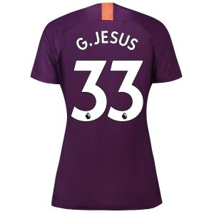 Soccer Jersey Club Gabriel Jesus Manchester City Women's 2018/19 Third Jersey