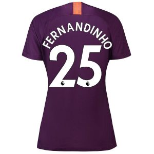 Soccer Jersey Club Fernandinho Manchester City Women's 2018/19 Third Player Jersey