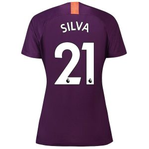 Soccer Jersey Club Silva Manchester City Women's 2018/19 Third Jersey
