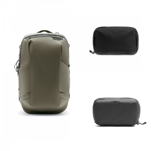Peak Design Travel Backpack 2-in-1 + Bundle 2 | Stone