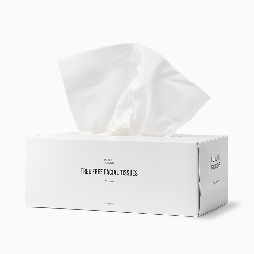 Public Goods Tree Free Facial Tissues