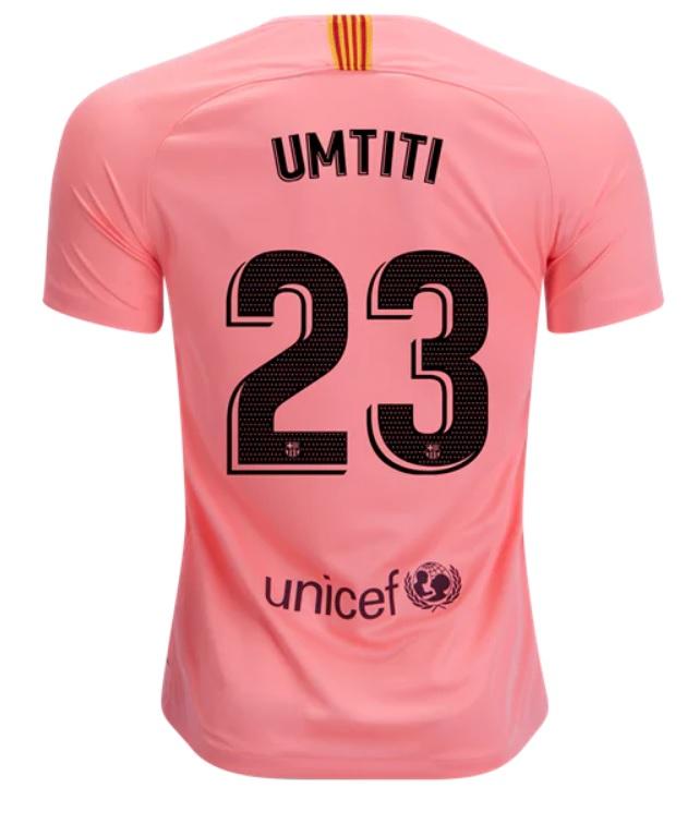 Soccer Jersey Club Umtiti Barcelona 18/19 Third Jersey