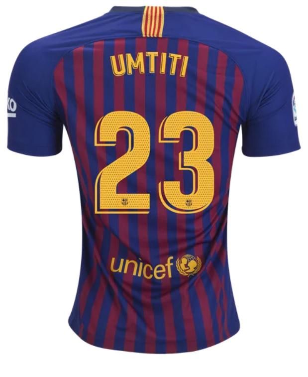 Soccer Jersey Club Umtiti FC Barcelona 18/19 Home Jersey