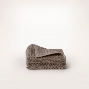Bollandbranch Turkish Waffle Washcloths (Pair) - Walnut