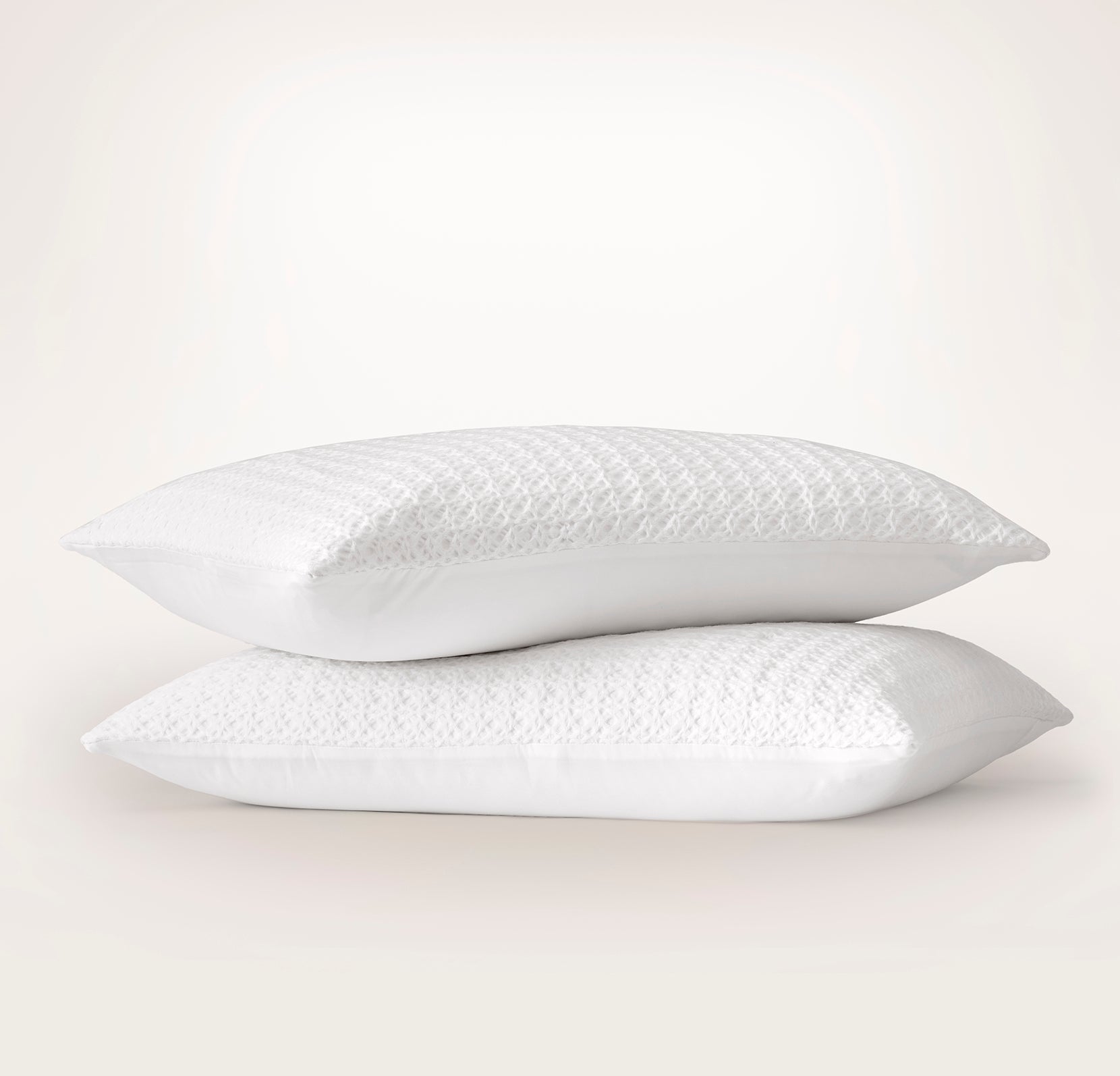 Bollandbranch Mosaic Waffle Comforter Sham Set - White/White