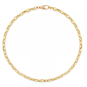 Jennifer Meyer Luxe Diamond Edith Link Anklet