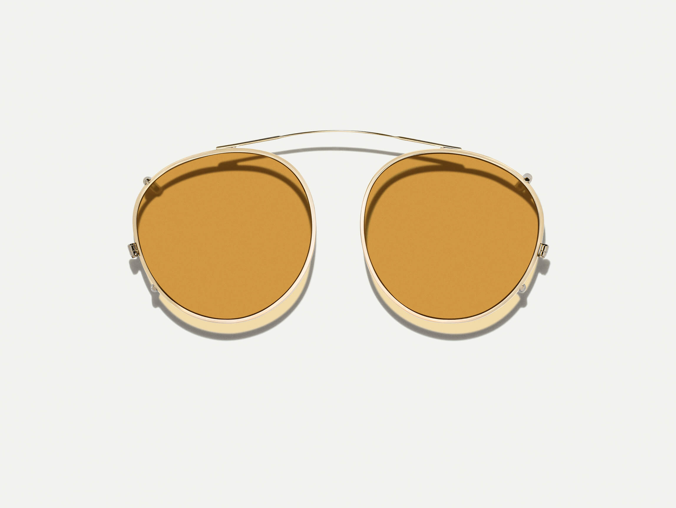 Moscot ZEV CLIP GOLD WITH CUSTOM MADE TINTS™